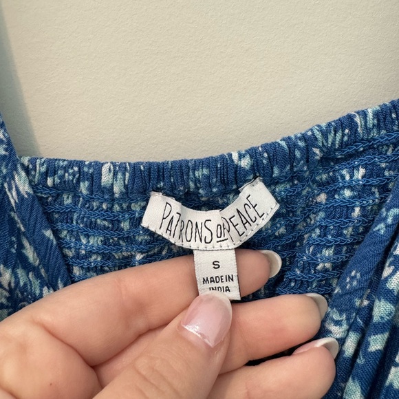 Blue Crop Top - Picture 4 of 5